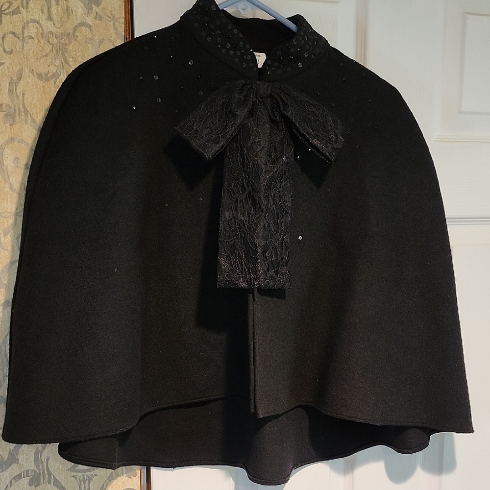 Neiman Marcus Black Women's Cape